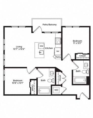 Floorplan - Webster Eleven