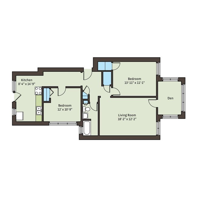 Floorplan - 5452 S. Ellis Avenue