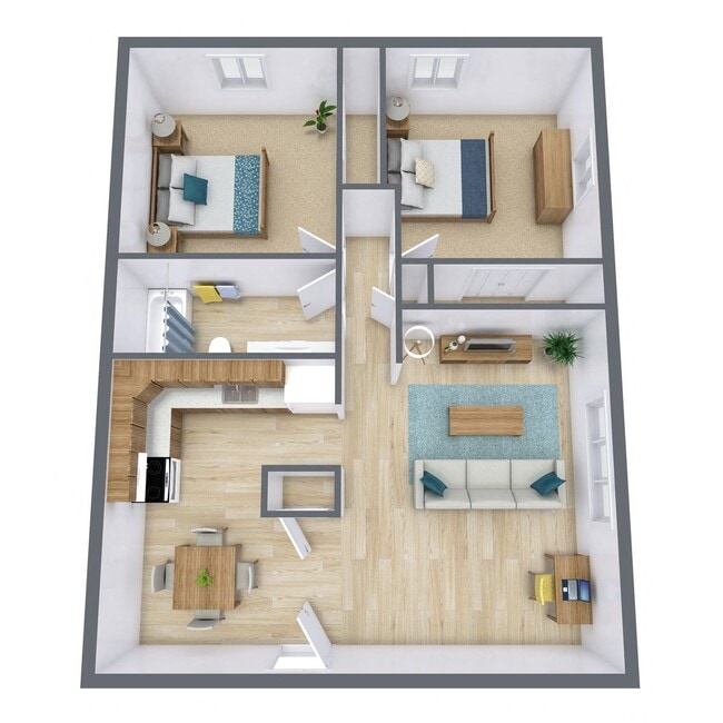 Floorplan - Crown Court 1