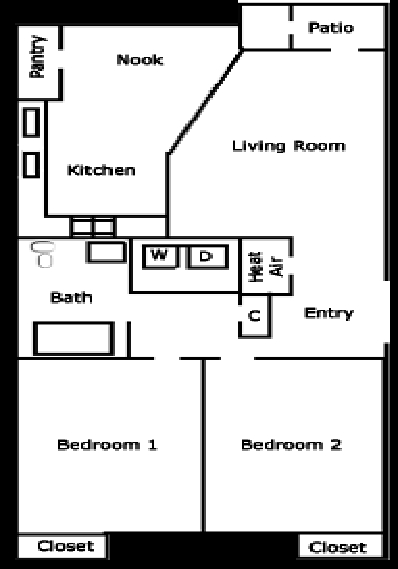 1BR/1BA - Shelter Cove Apartments