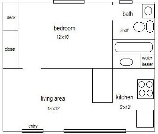 Building Photo - Spartanly Furnished Apartment 5 Miles to S...