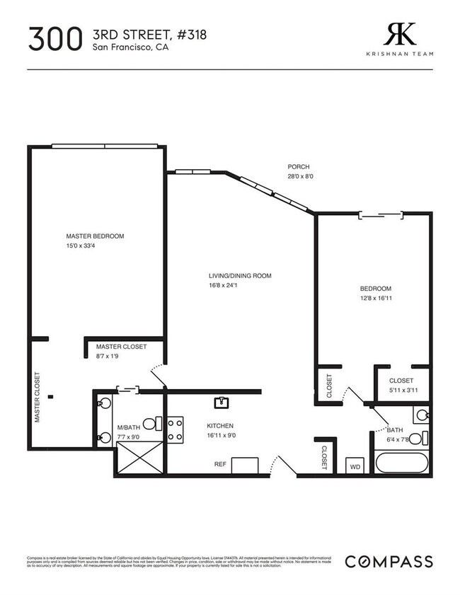 Unit Floor Plan - 300 3rd St