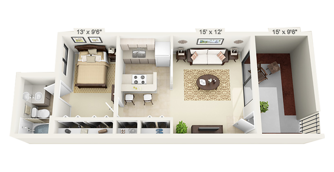 Floorplan - Arbor Apartments