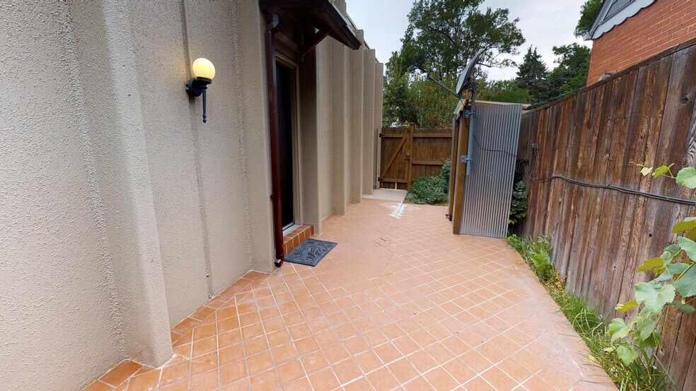 Gated patio - 675 S University Blvd
