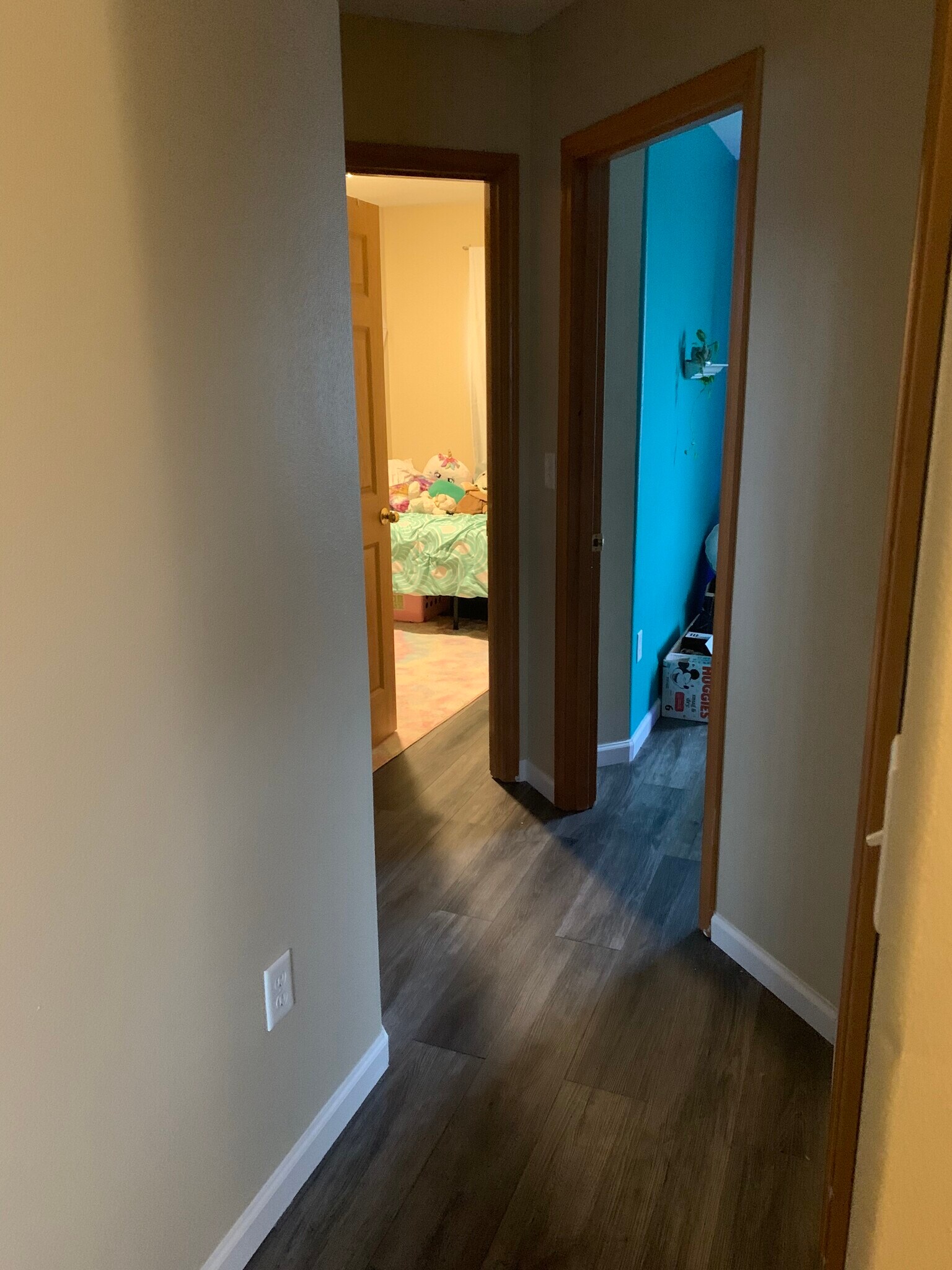 Hallway to bedrooms - 206 E Illinois St