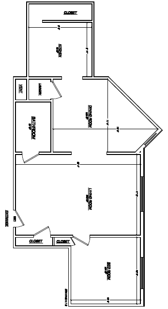 1BR/1BA - Riverview Manor