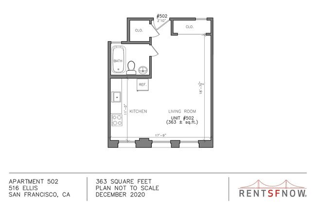 Floorplan - 516 Ellis