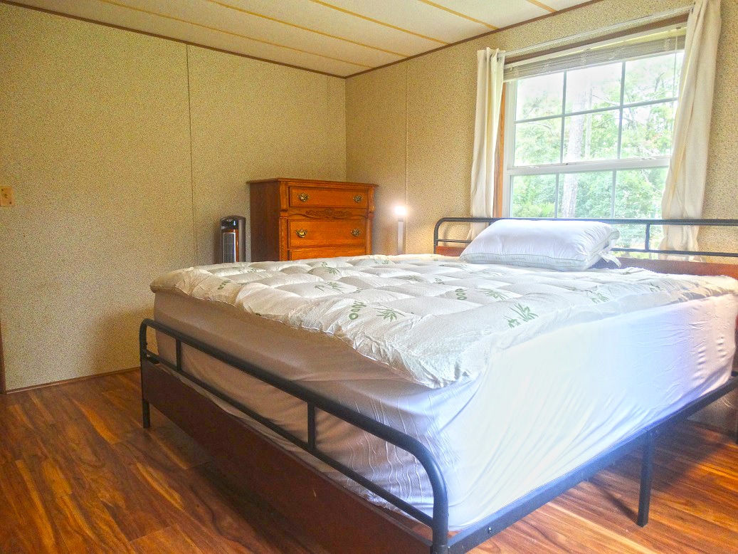 Master bed is sturdy and comfortable - 118 W Rogers St