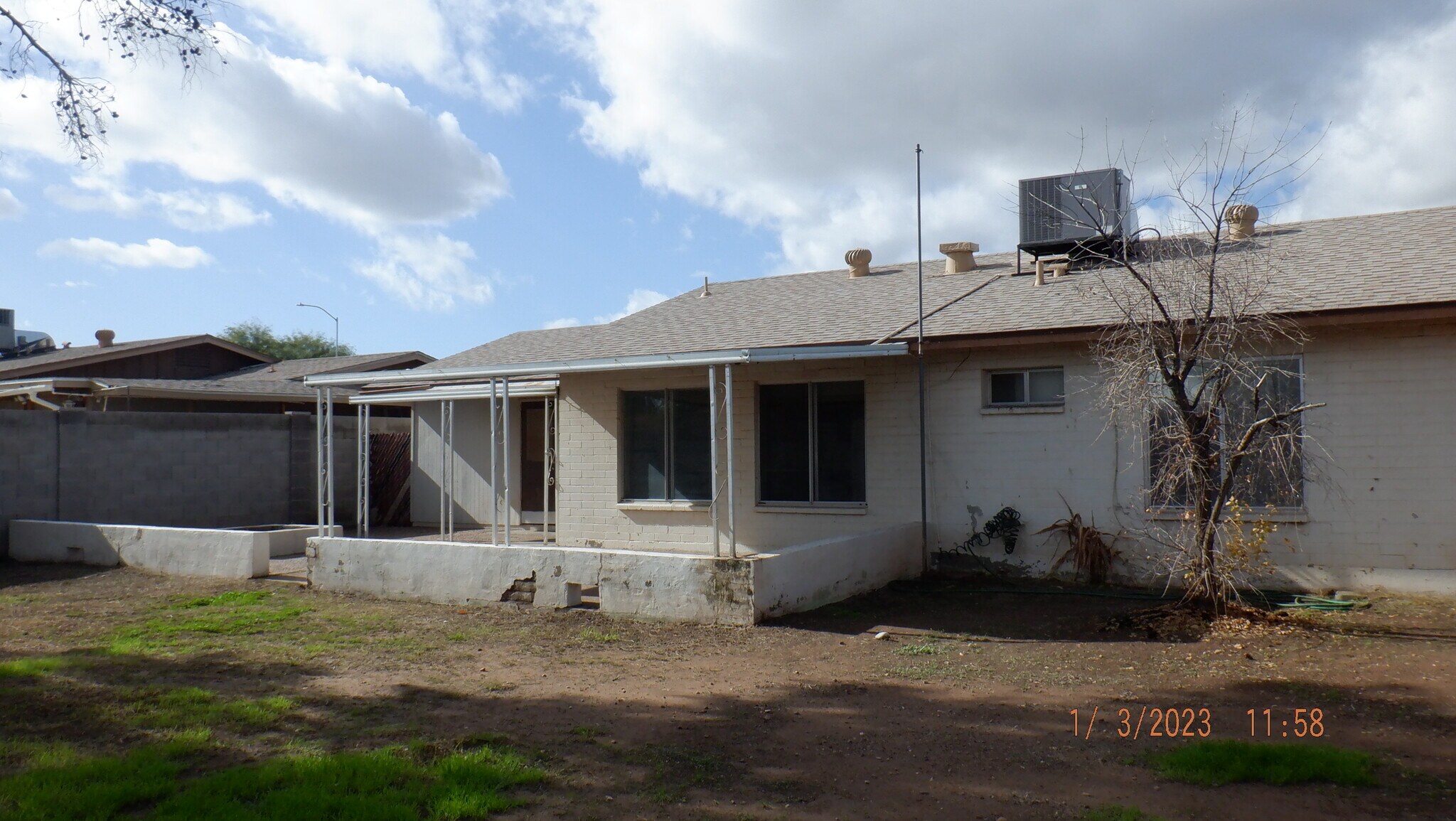 back yard - 563 N Santa Anna
