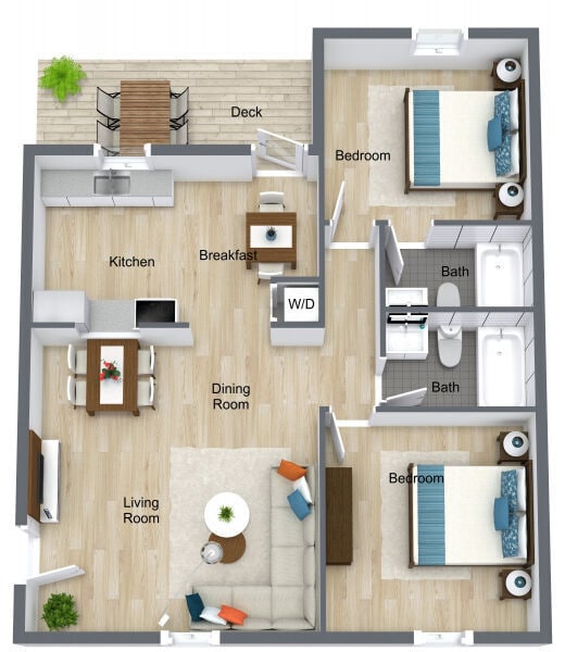 Floorplan - Falls of Chelsea Lane