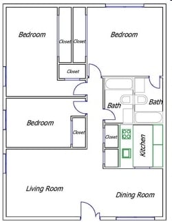 3BR/2BA - The Pines at Manhattan