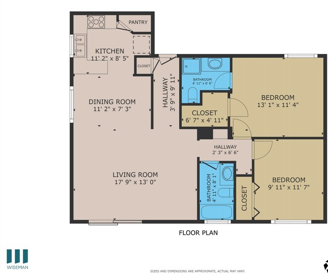 Floorplan - Federal Bedrock by Wiseman
