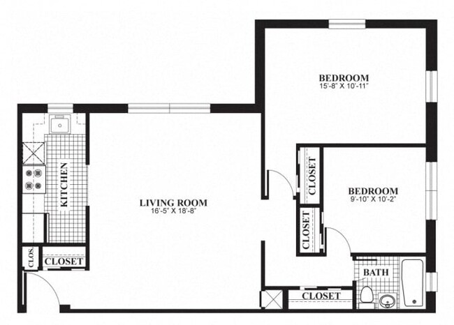 Floorplan - The Barrington Apartments