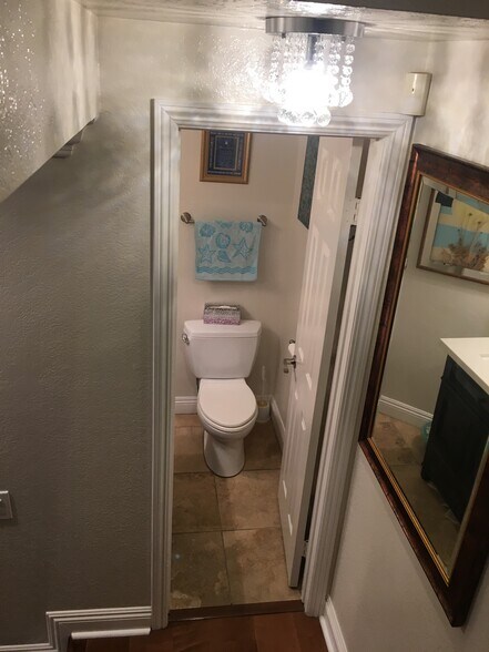 Half Bathroom on first floor - 1400 Pacific Coast Hwy