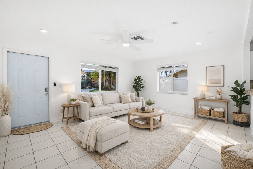 Staged Living Room - 17 Fayette Dr