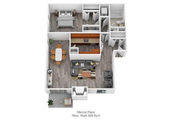 Floorplan - Merrick Place