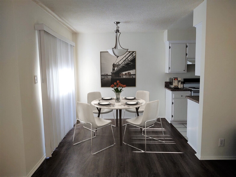 dining room staged - UNIQUE 6 UNIT BLDG.