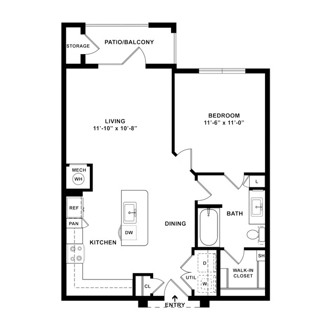 Floorplan - Palladium Garland Senior Living