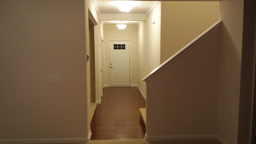 Downstairs hallway view towards entrance front door - 71 Chapel Hill Lane