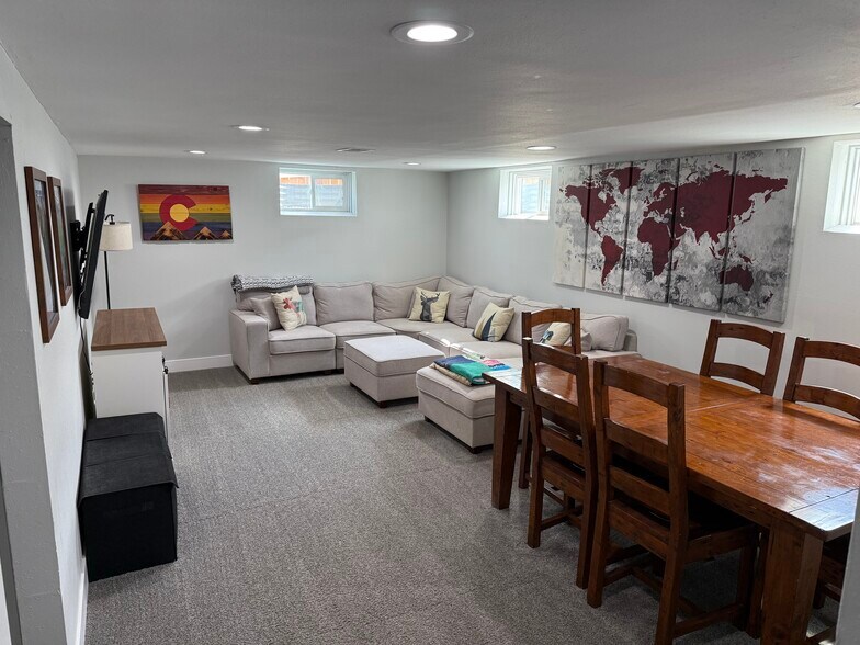 Basement living room. - 7101 Clay St