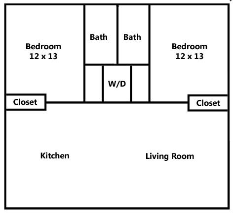 Floorplan - Dunnhill Apartments
