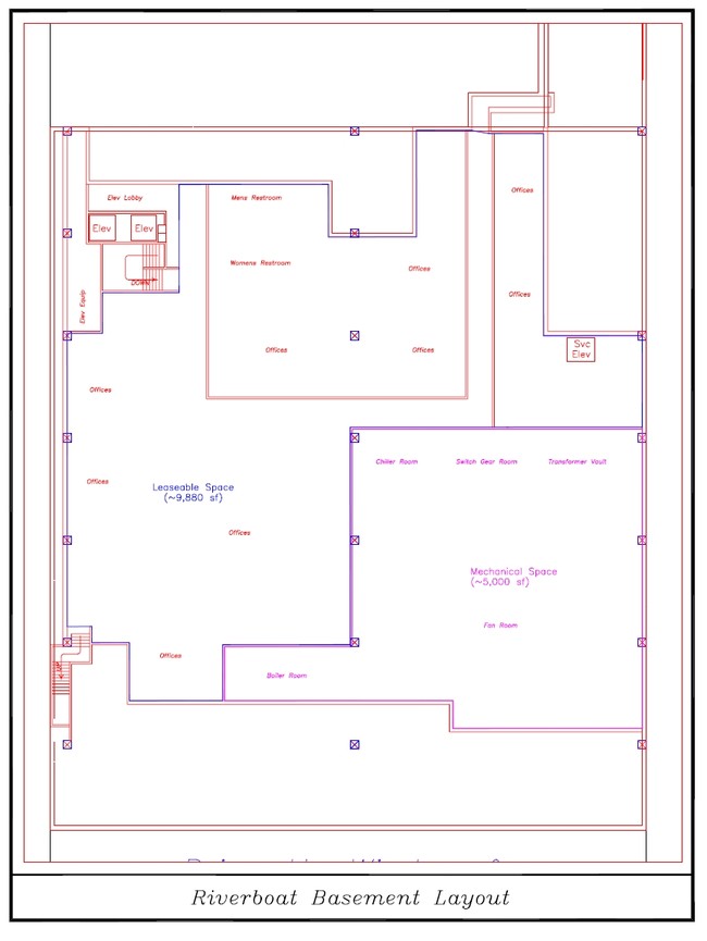 Floor Plan Basement - Riverboat Hotel Apartments