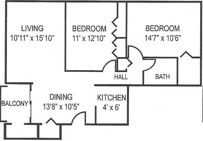 2BR/1BA - Beaver Terrace