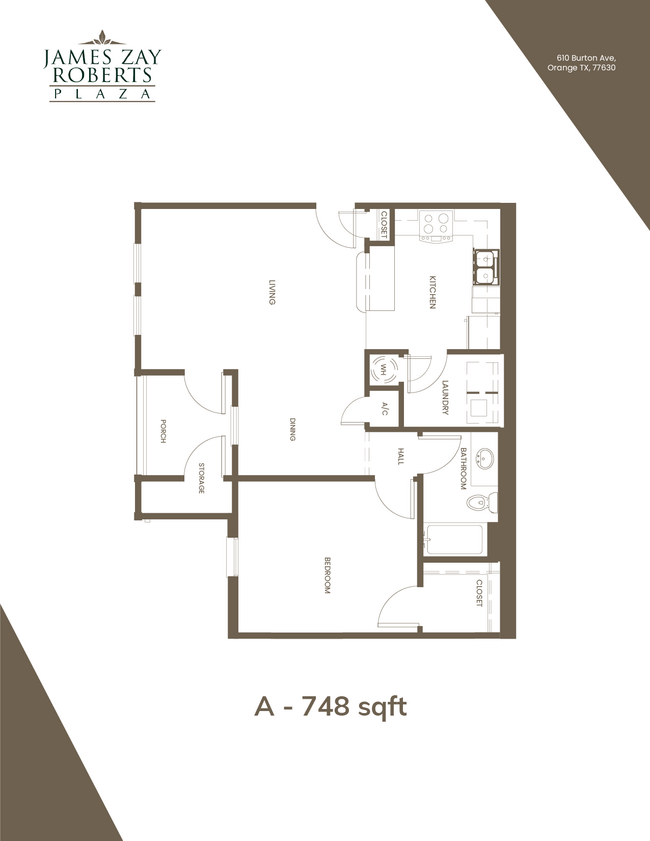 Floorplan - James Zay Roberts