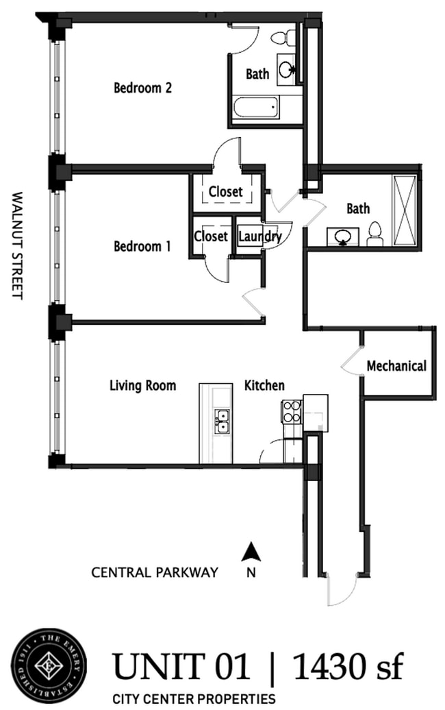 Floorplan - The Emery