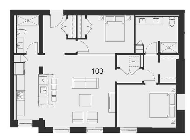 Floorplan - Motley School Apartments