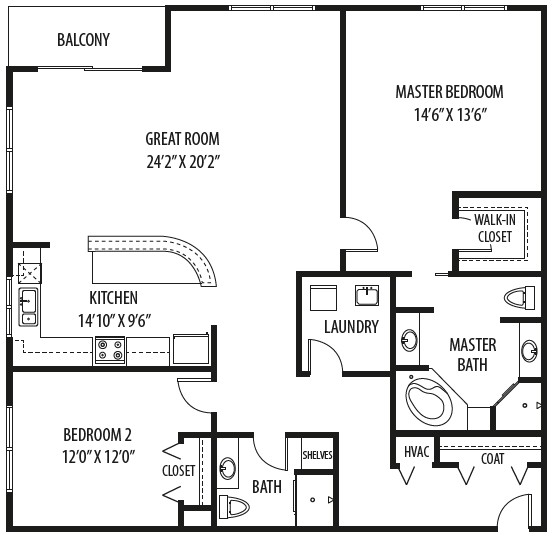 Floorplan - Two Itasca Place