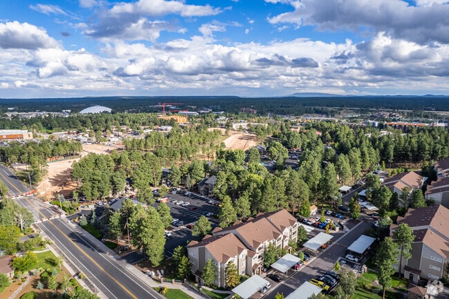 Aerial - Woodlands Village Apartments