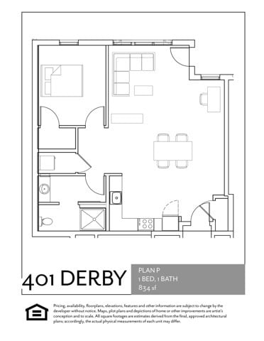Floorplan P - 401 Derby
