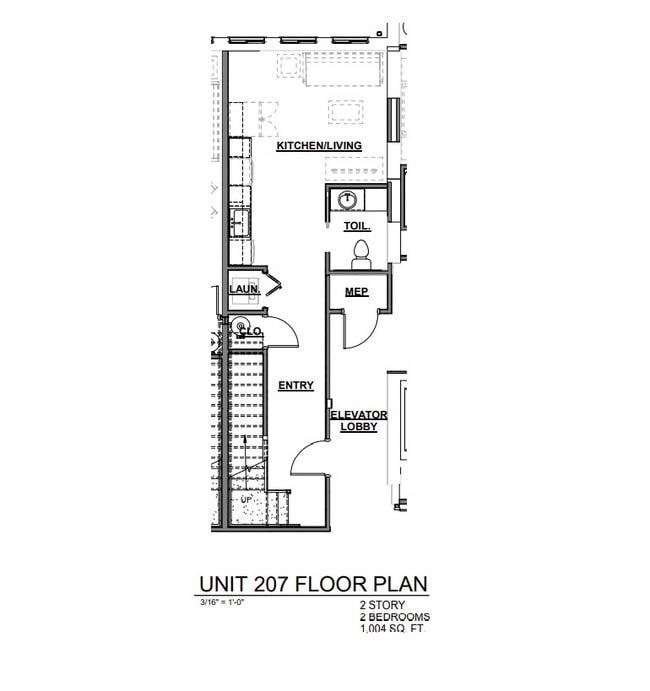 Floorplan - 1015 N Main Ave Apartments