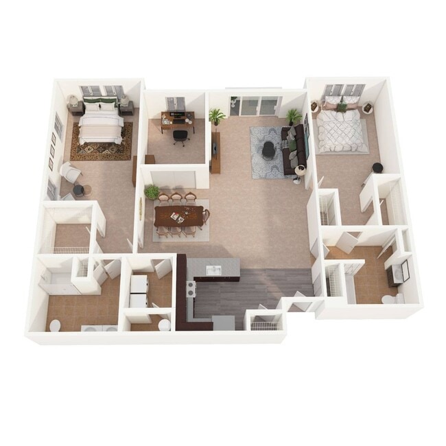 Floorplan - 222 Park Place Apartments