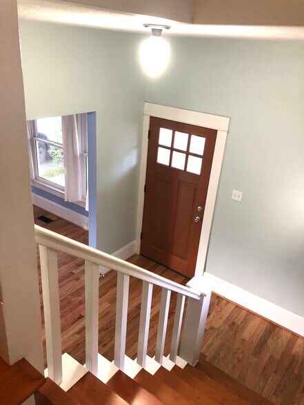 entryway and stairs to second floor - 5336 SE 44th Ave