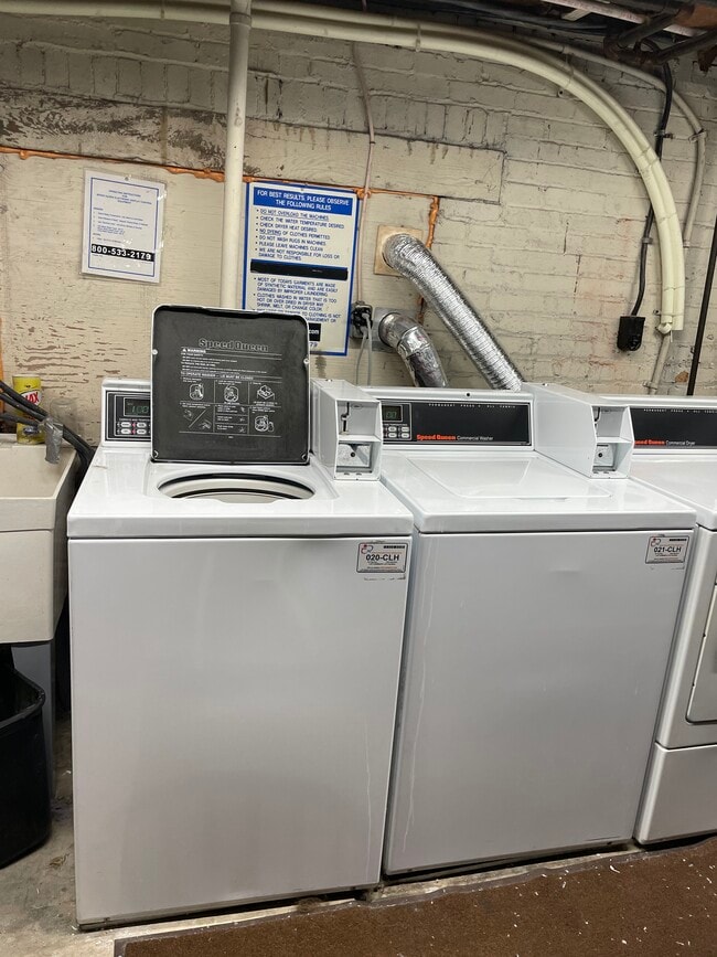 2 washing machines; $1/load - 5523 Ellsworth Ave