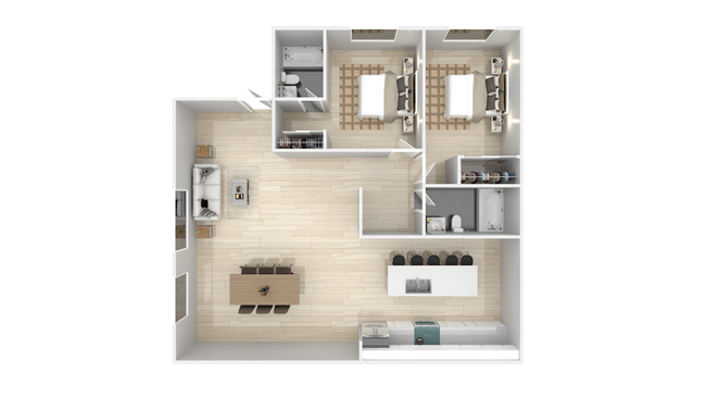 Floorplan - The BLVD Apartments