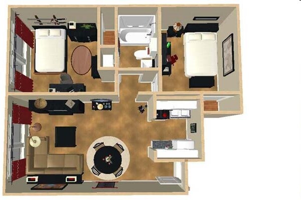 Two Bedroom / one bath - Pulse