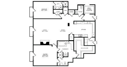 Floorplan - Park Hollow Luxury Residences