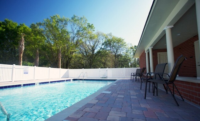 Our pool in the gated community - Grace Manor at Hunters Creek