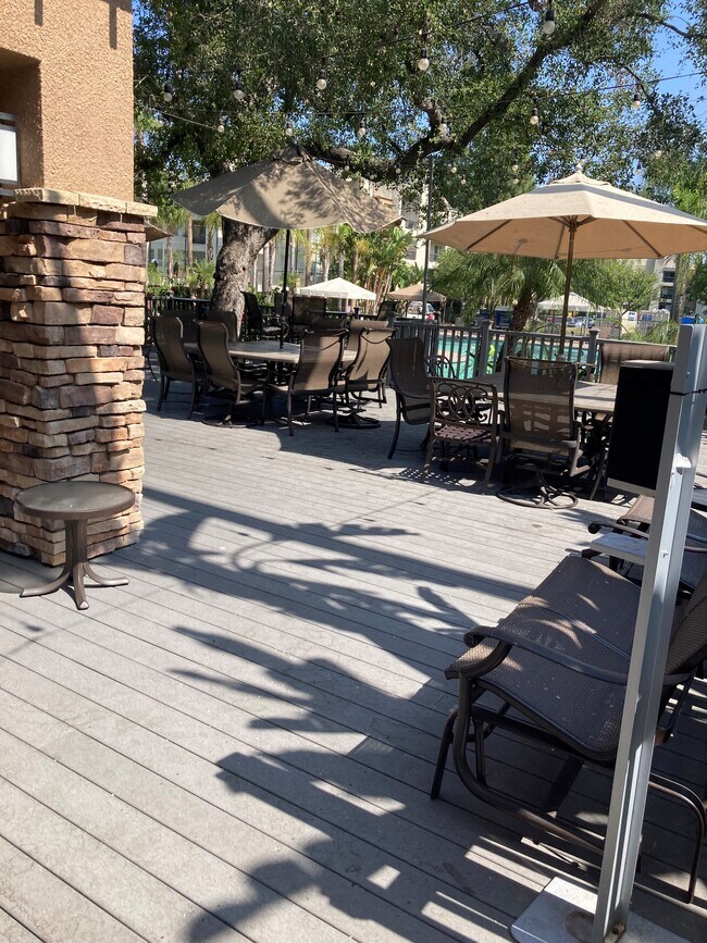 Deck by main pool - 5535 Canoga Ave