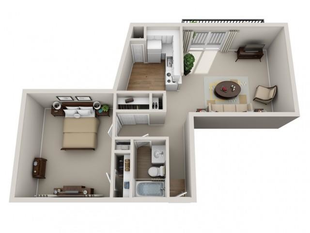 Floorplan - San Lorenzo Apartments