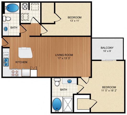 Floorplan - ibex at Uptown