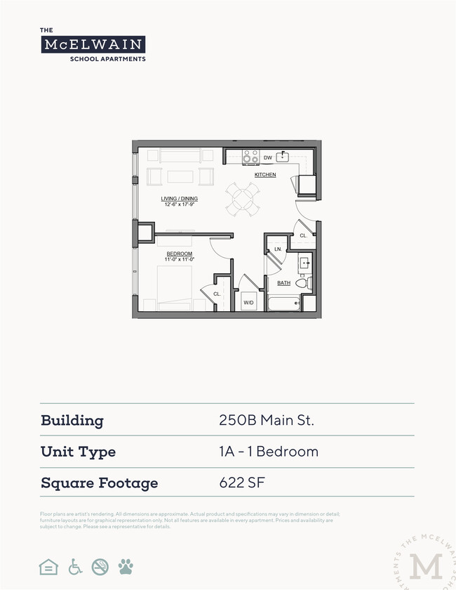 Floorplan - The McElwain School Apartments