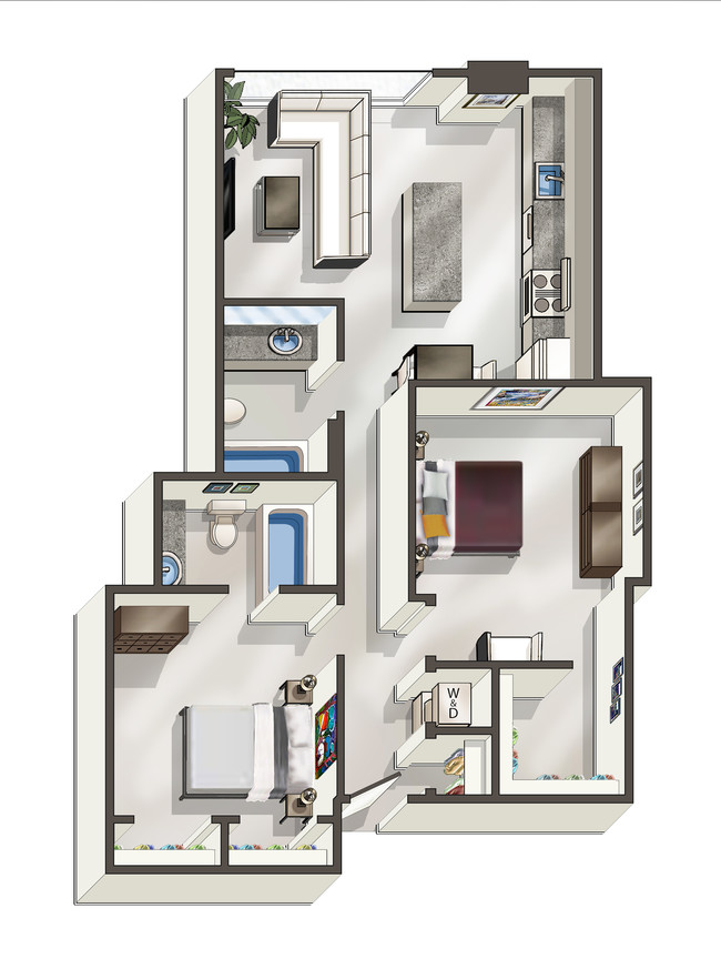 Floorplan - Argon Apartments