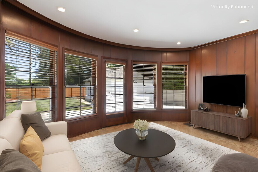 Virtually Staged Living Room 2 - 1032 S Carmelina Ave