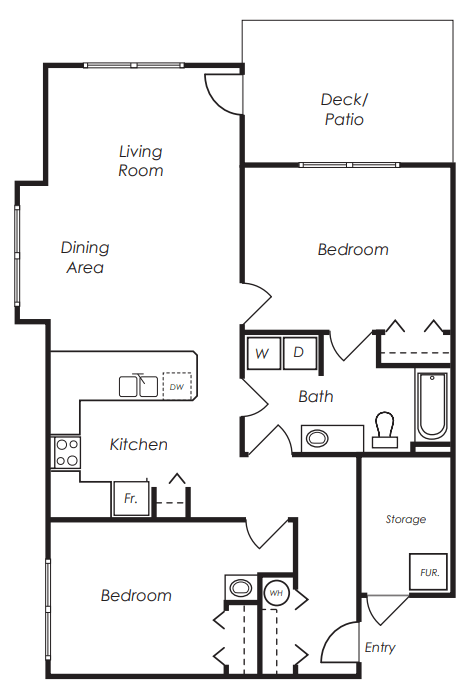 Floorplan - Ashlyn Place Apartments