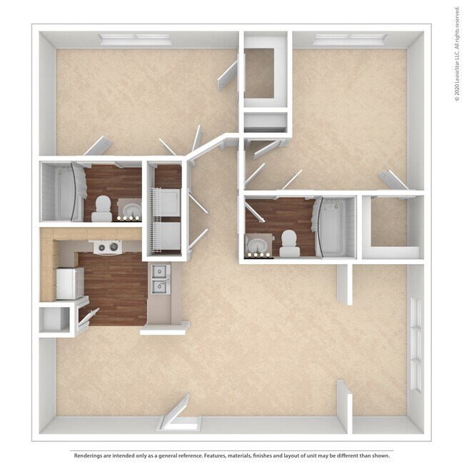 Floorplan - Abbotts Creek Apartments