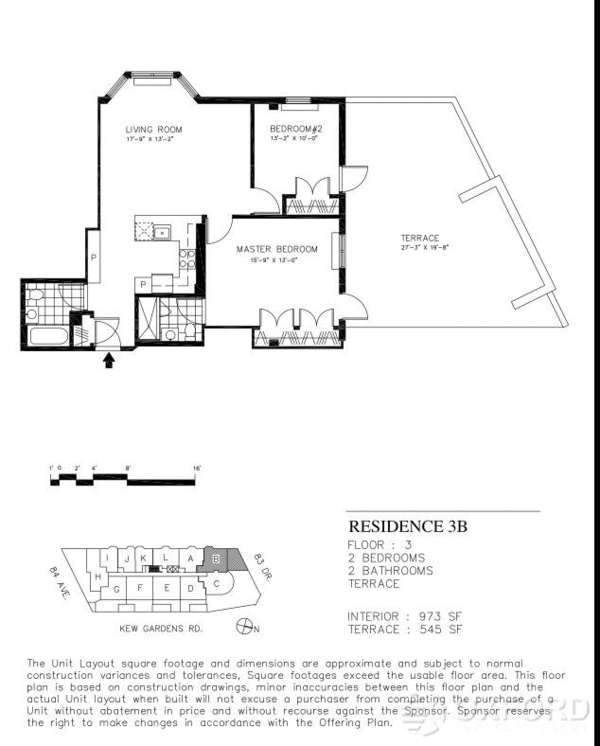 2BR/2BA - Classic at Kew Gardens